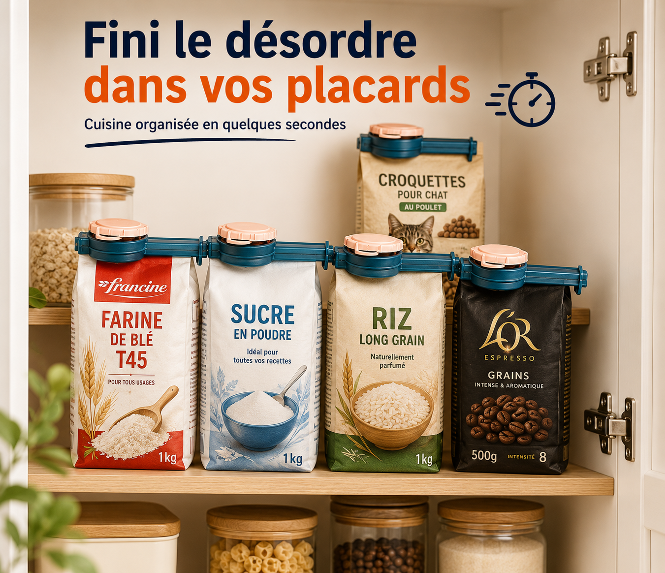ClipVerse™ Premium — Pince Hermétique 5kg